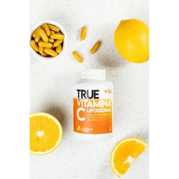 Imagem de Vitaminas e minerais true vitamina c lipossomal 60 capsulas - True Source