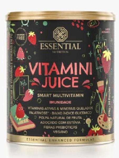 Imagem de Vitamini Juice Sabor Morango (Multivitamínico) de 276 g -Essential Nutrition