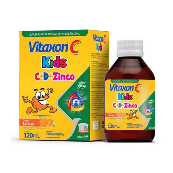 Imagem de Vitaxon C Kids Solução Oral Sabor Laranja 120mL