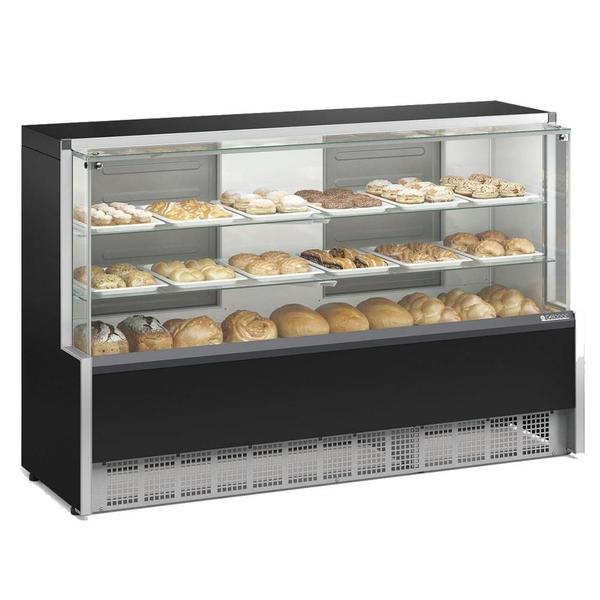 Imagem de Vitrine de Confeitaria Pequena para Pão, Bolo, Doces Gelopar MPNA 1,75M