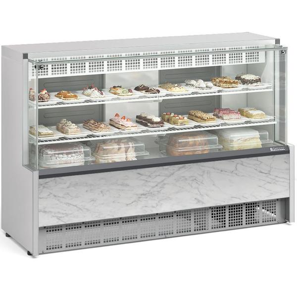 Imagem de Vitrine Refrigerada Confeitaria Dupla Função Aurora GPEA175R Gelopar