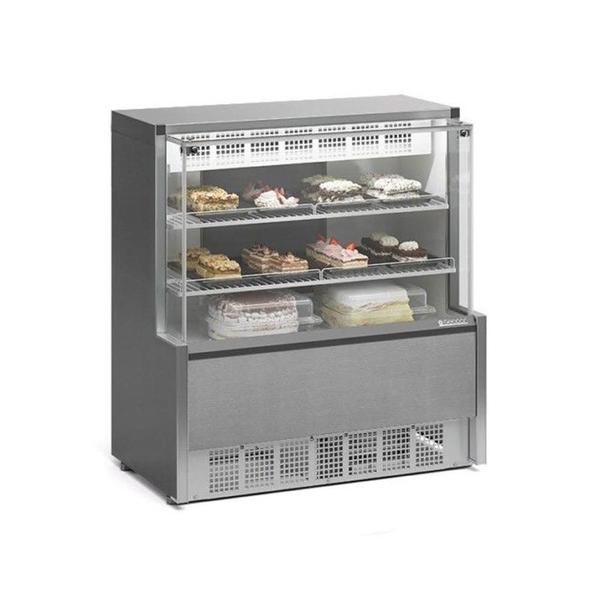 Vitrine Refrigerada Gelopar Dupla Função 1,10 m Inox 220V GPEA-110R TI Imagem de Vitrine Refrigerada Gelopar Dupla Função 1,10 m Inox 220V GPEA-110R TI