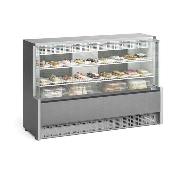 Imagem de Vitrine Refrigerada Gelopar Dupla Função 1,75 m Inox 127V GPEA-175R TI