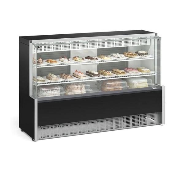 Imagem de Vitrine Refrigerada Gelopar Dupla Função 1,75 m Preto 220V GPEA-175R