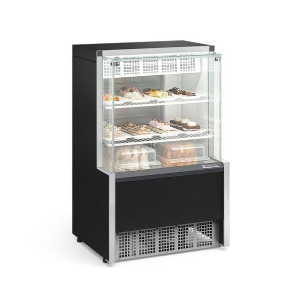 Imagem de Vitrine Refrigerada Gelopar Dupla Função 75 cm Preto 220V GPEA-075R