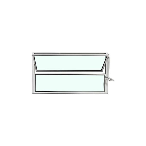 Vitro Basculante Branco 40 X 100 Vidro Liso - Brecorimo Imagem de Vitro Basculante Branco 40 X 100 Vidro Liso