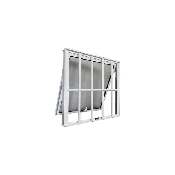 Vitrô Maxim Ar Com Grade 25 Jade Branco Alumínio 40x80x5cm - Brecorimo Imagem de Vitrô Maxim Ar Com Grade 25 Jade Branco Alumínio 40x80x5cm