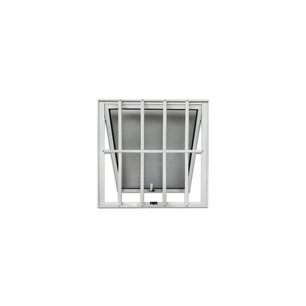 Vitrô Maxim Ar Com Grade 25 Jade Branco Alumínio 40x80x5cm - Brecorimo Imagem de Vitrô Maxim Ar Com Grade 25 Jade Branco Alumínio 40x80x5cm