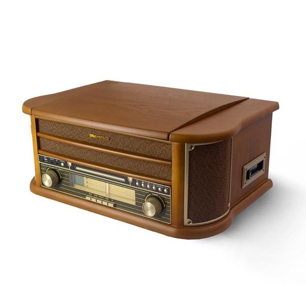 Vitrola Toca Discos, K7, CD, USB, FM e Bluetooth ObaVintage Bivolt