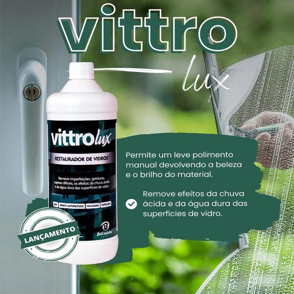 Imagem de Vittrolux Limpador De Vidro Boxfachadas Restaurador Kit 2un