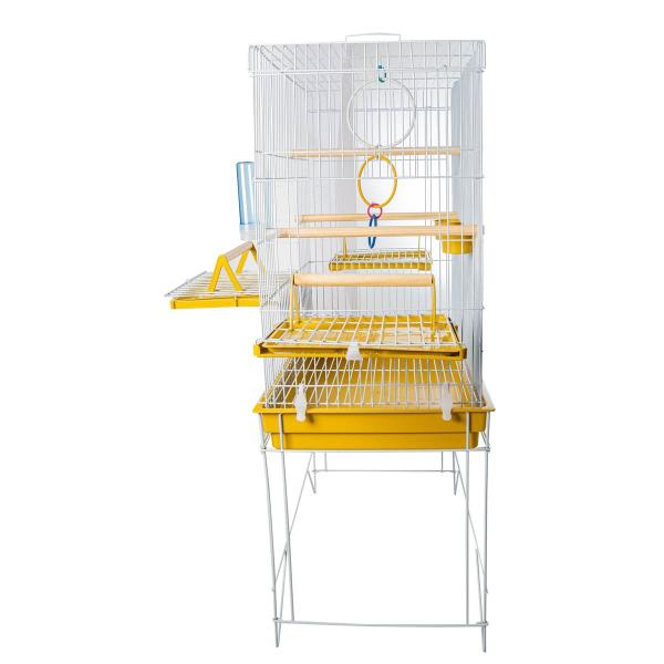 Viveiro Confort Triplex Pet Piu - Jel Plast Imagem de Viveiro Confort Triplex Pet Piu - Jel Plast