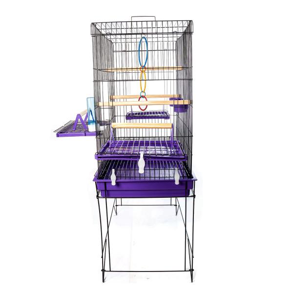 Viveiro gaiola calopsita passáros aves triplex confort jel plast - Jelplast Imagem de Viveiro gaiola calopsita passáros aves triplex confort jel plast