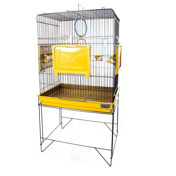 Viveiro gaiola calopsita passáros aves triplex confort jel plast - Jelplast Imagem de Viveiro gaiola calopsita passáros aves triplex confort jel plast