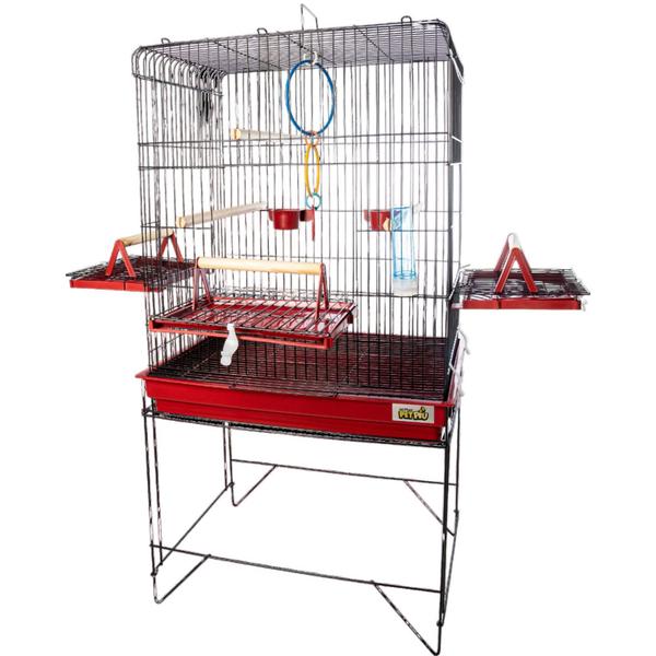Viveiro para Animais de Estimação Calopsita Confort Triplex Black Pet Piu - JEL PLAST Imagem de Viveiro para Animais de Estimação Calopsita Confort Triplex Black Pet Piu
