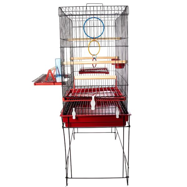 Viveiro para Animais de Estimação Calopsita Confort Triplex Black Pet Piu - JEL PLAST Imagem de Viveiro para Animais de Estimação Calopsita Confort Triplex Black Pet Piu