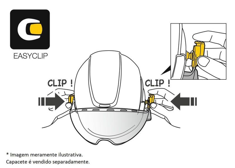 Imagem de Vizir - Viseira Transparente para Capacetes Vertex e Strato (2019) Petzl