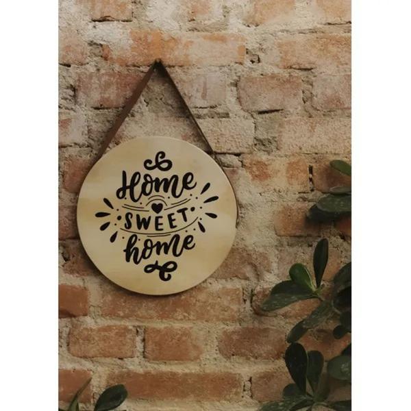 Imagem de Voador Redondo Home Sweet Home - WoodPrint - Bueno Import Creative