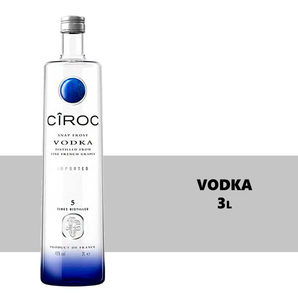 Vodka Francesa Cîroc Tradicional 3l - Ciroc Imagem de Vodka Francesa Cîroc Tradicional 3l