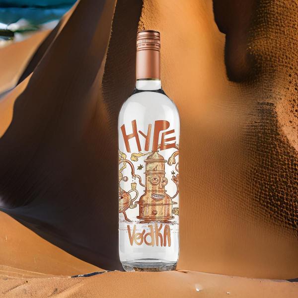 Imagem de Vodka Hype Premium Tradicional Destilaria Beg Garrafa 1000Ml