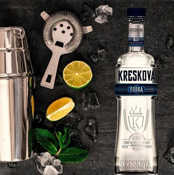 Vodka Kreskova Premium Celebrate 1L Imagem de Vodka Kreskova Premium Celebrate 1L