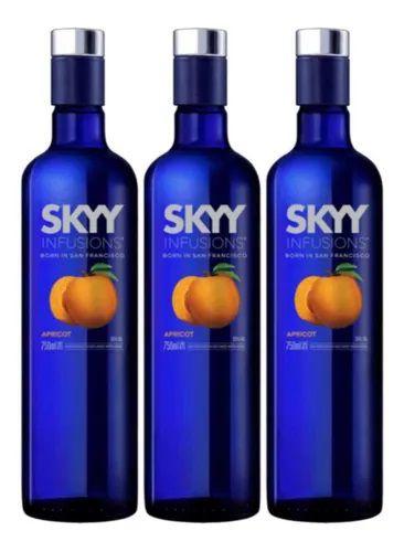 Imagem de Vodka SKYY Importada Infusions Apricot 750ml CC