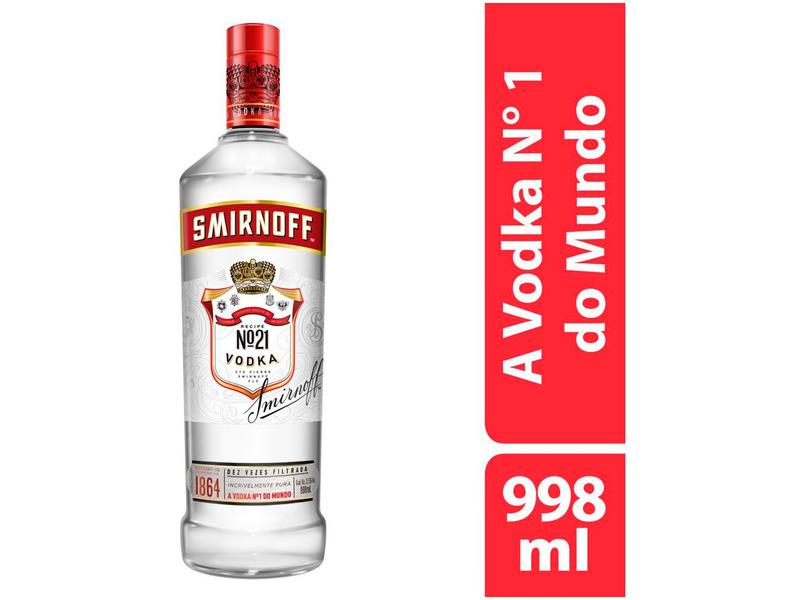 Vodka Smirnoff Red Original 998ml Imagem de Vodka Smirnoff Red Original 998ml