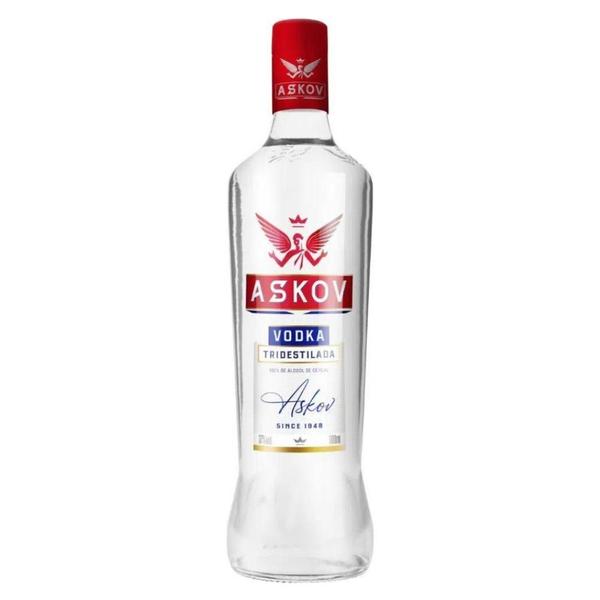 Imagem de Vodka Tridestilada Askov Garrafa 900Ml