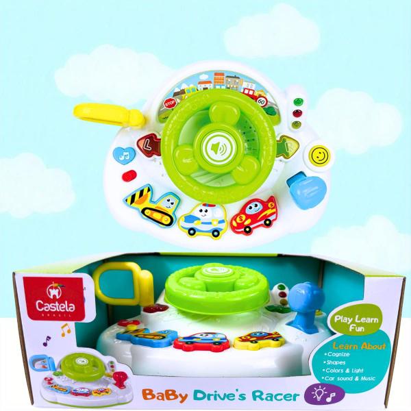 Imagem de Volante Baby Musical Infantil Com Luz e Som Interativo - Castela