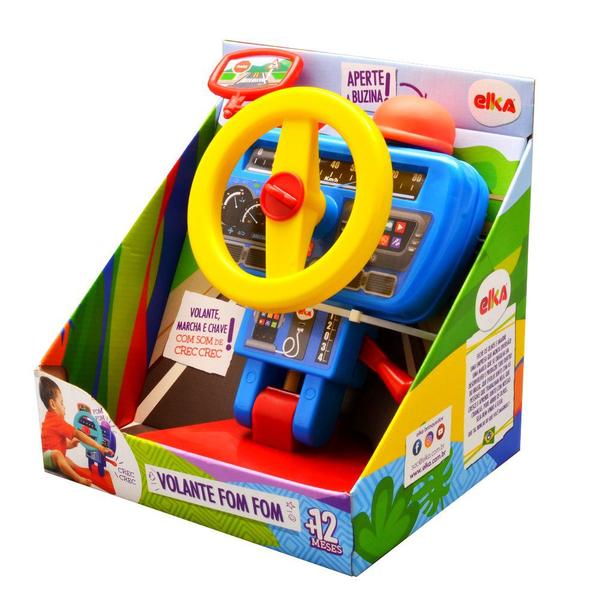Volante Bebê Motorista Fom Fom - Elka - Elka Brinquedos Imagem de Volante Bebê Motorista Fom Fom - Elka