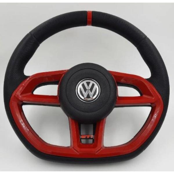 Imagem de Volante Caminhão Volkswagen Gti Vermelho Titan 18-310