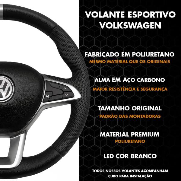 Imagem de Volante Controle Som Gol G5 G7 Tsi Mk7 Gti Volkswagen Cubo