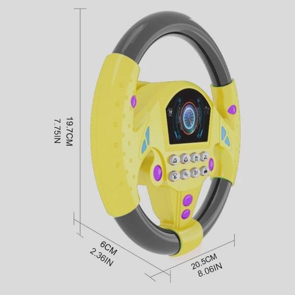 Imagem de Volante De Brinquedo Interativo Com Som/Simulação/Carro .