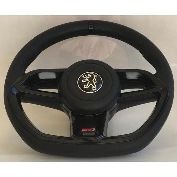 Imagem de Volante Esportivo 37cm Gti Preto Peugeot Boxer Ano 2009