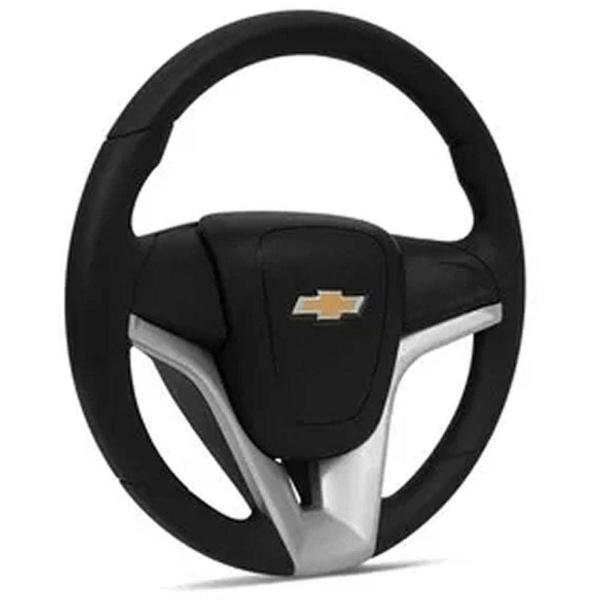 Imagem de Volante Esportivo Corsa Joy Max Premium Meriva Zafira Montana Sem Air-Bag Cruze Cubo e tampa Gm