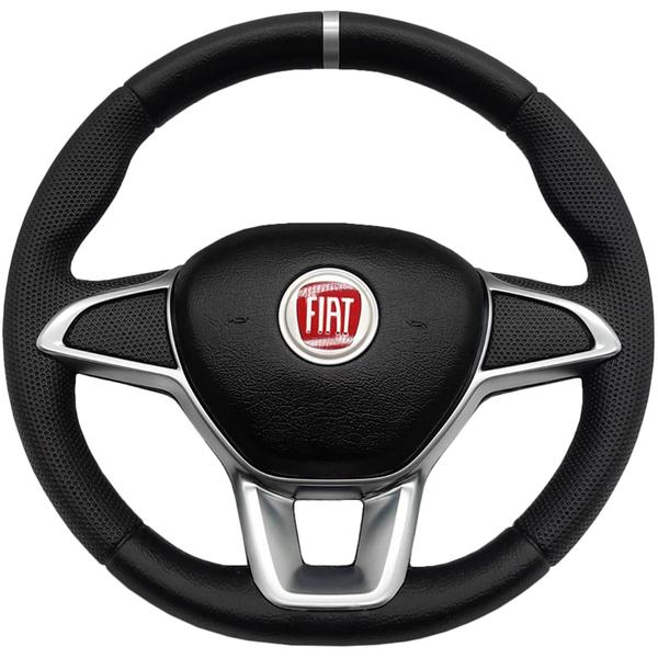 Imagem de Volante Esportivo Fiat Palio Siena Strada Idea Uno Com Cubo