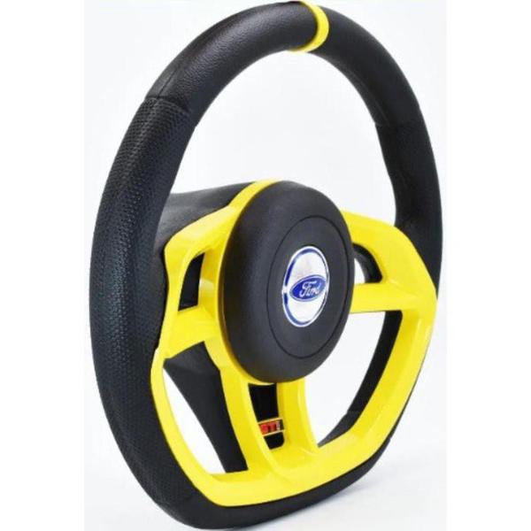 Imagem de Volante Esportivo Ford Eco Fiesta Ka Escort Cor Amarelo