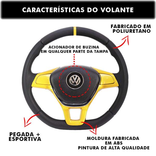 Imagem de Volante Esportivo Gol G4 G3 G2 Santana Polo Golf Saveiro Volkswagen