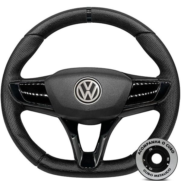 Imagem de Volante Esportivo Gol G5 G6 Volkswagen + Cubo Poliparts