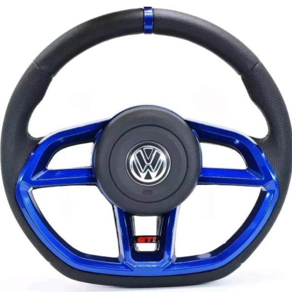 Imagem de Volante Esportivo Gti Gol Saveiro Voyage Fox G5 G6 + Cubo