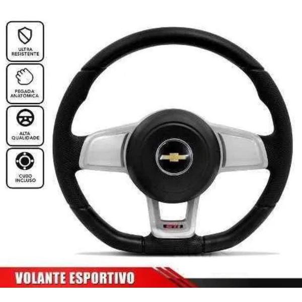 Imagem de Volante Esportivo MK7 Gm Prata - Corsa Wind / Classic