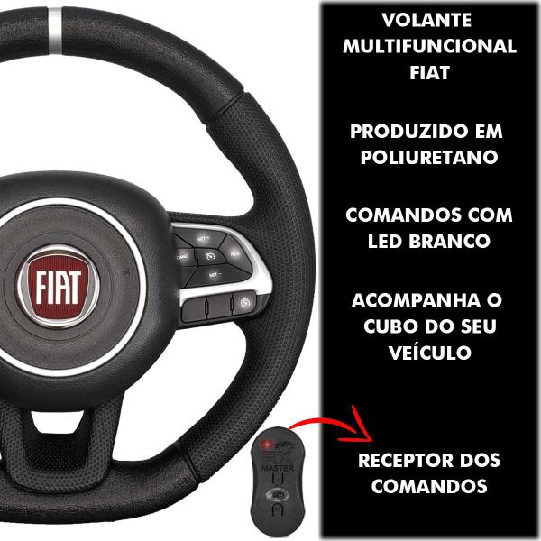 Imagem de Volante Esportivo Multifuncional Uno Fire Mille 2001 a 2013 Poliparts