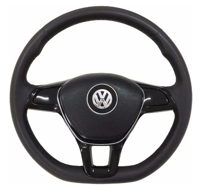 Imagem de Volante Esportivo Novo Golf Preto Gol Parati Saveiro Voyage G6 G5 Fox