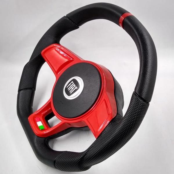 Imagem de Volante Esportivo Para Fiat Stilo 2002 03 04 05 06 07 À 2010 Com Cubo