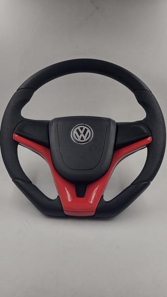 Imagem de Volante Esportivo Para Volkswagen Fox Golf Polo Gol G5 Saveiro Voyage