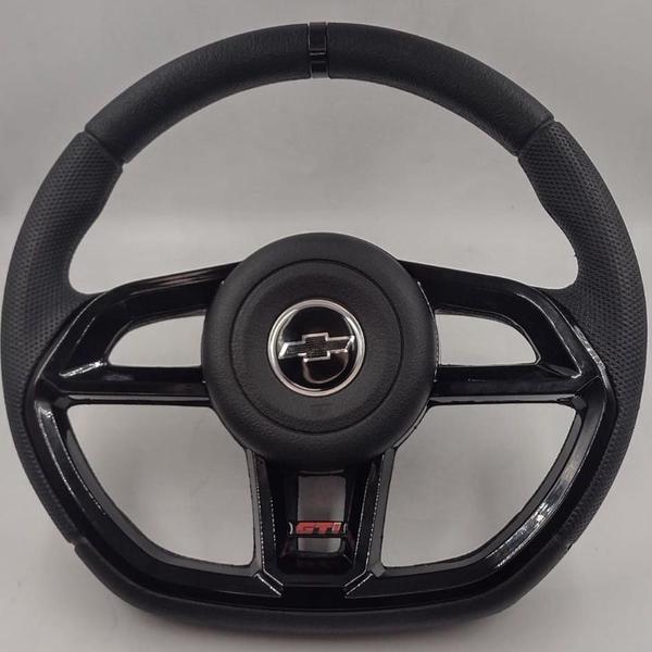 Imagem de Volante Gti Vision Preto Para Meriva Astra Montana Zafira Vectra