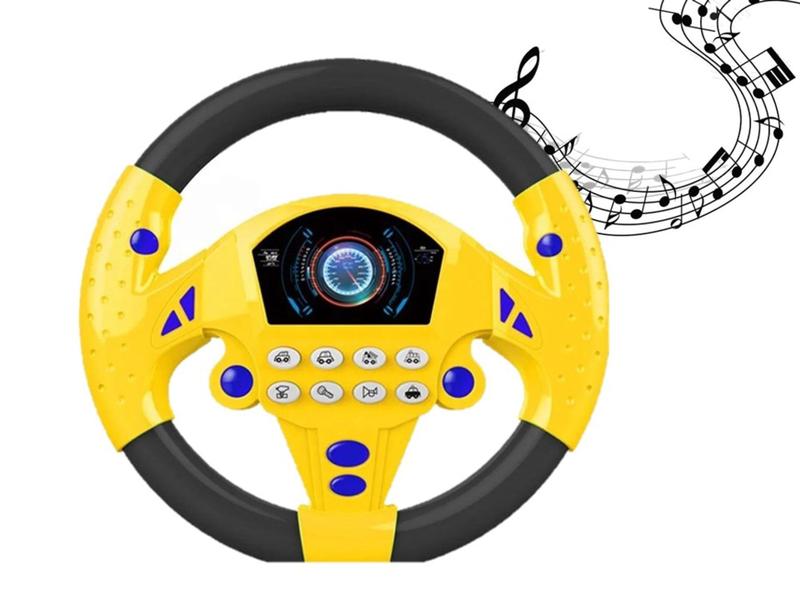 Volante Infantil Brinquedo Mini Volante Educativo + Sons Divertidos E Interativos - TOY KING Imagem de Volante Infantil Brinquedo Mini Volante Educativo + Sons Divertidos E Interativos