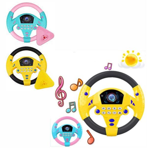 Imagem de Volante Infantil Interativo Motorista Brinquedo Musical Som