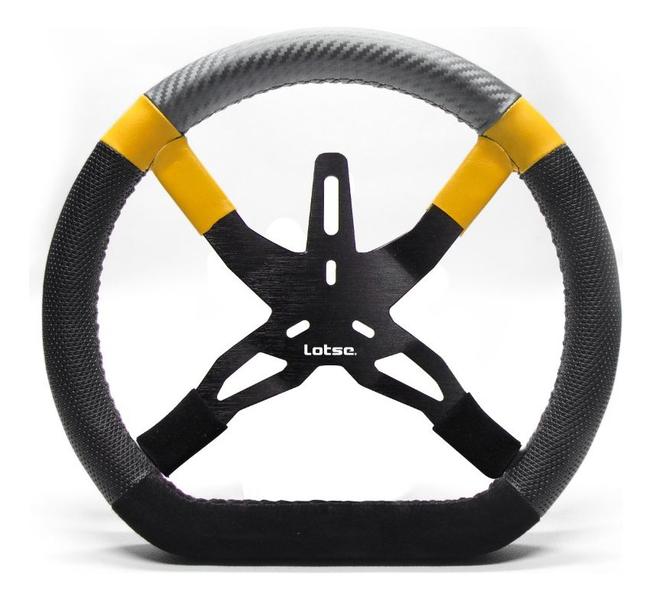 Imagem de Volante Kart Lotse K23 Amarelo