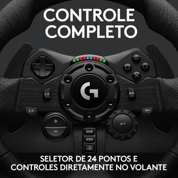 Imagem de Volante Logitech G923 para PS5, PS4 e PC com Force Feedback TRUEFORCE, Pedais Responsivos, Launch Control - 941-000148