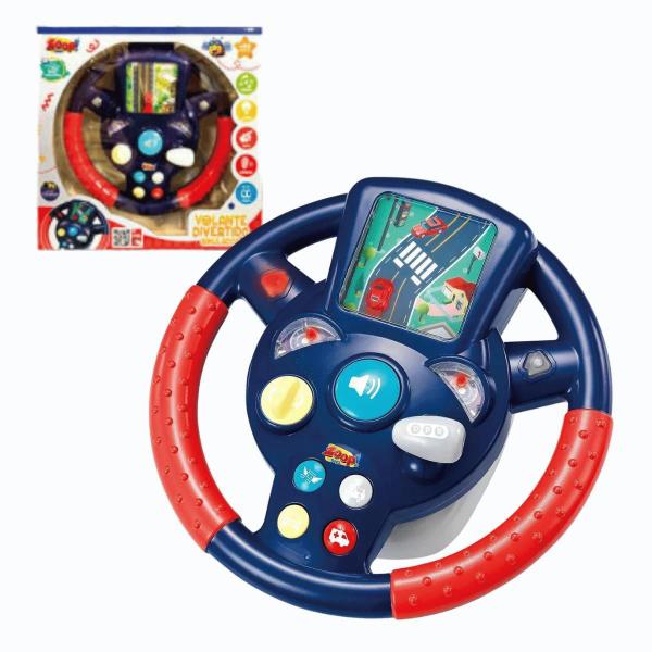 Imagem de Volante Simulador Infantil Divertido Com Simulador Zoop Toys